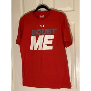 Under Armour RED ‘DOUBT ME’ T-shirt mens Large